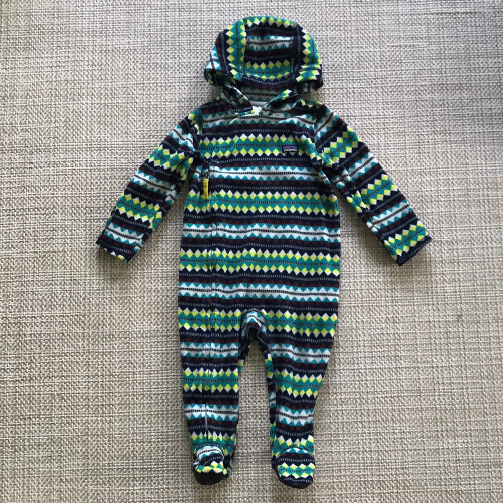 Patagonia Micro Fleece Bunting (size 12-18m)